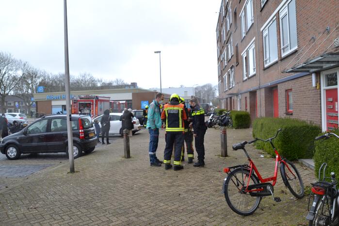 Flat ontruimd door brand