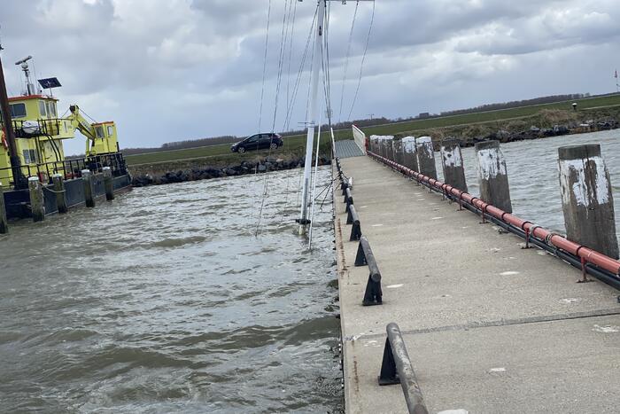 Zeilboot gezonken in Oostvaardersdiep
