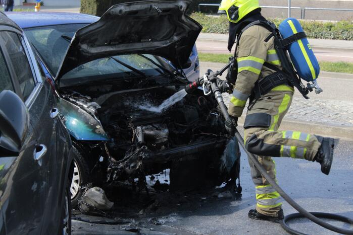 Flinke schade na autobrand