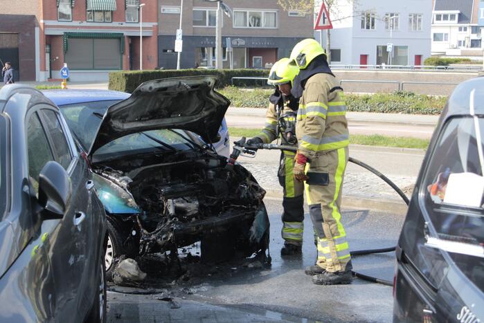 Flinke schade na autobrand