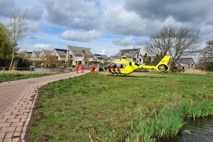 Traumahelikopter landt bij Kalmoespad voor incident