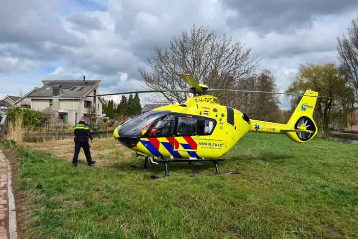 Traumahelikopter landt bij Kalmoespad voor incident