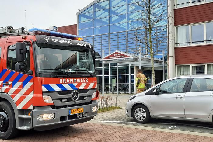 Brandweer inzet door verbrand eten