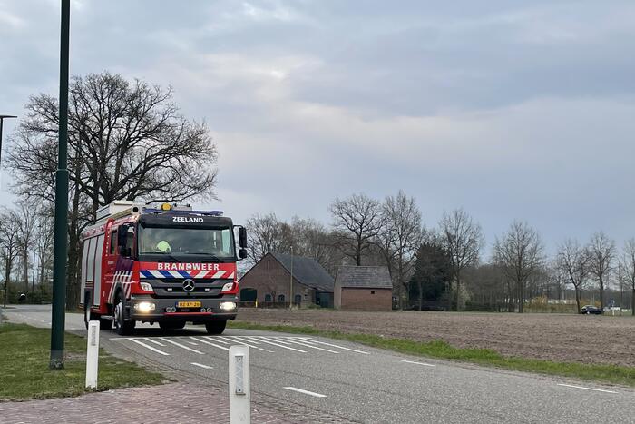Brandweer ingezet voor oliespoor