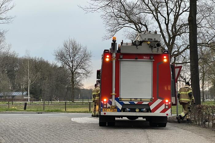 Brandweer ingezet voor oliespoor