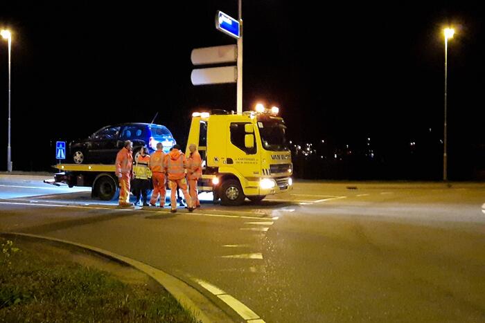 Een persoon aangehouden na ongeval