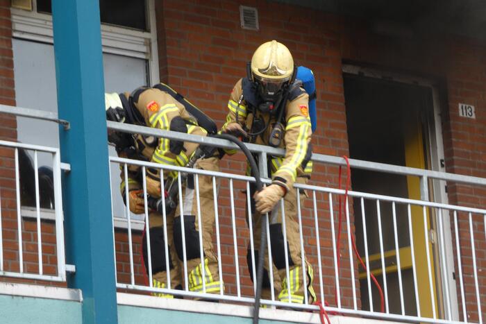 Veel schade na keukenbrand in flatwoning