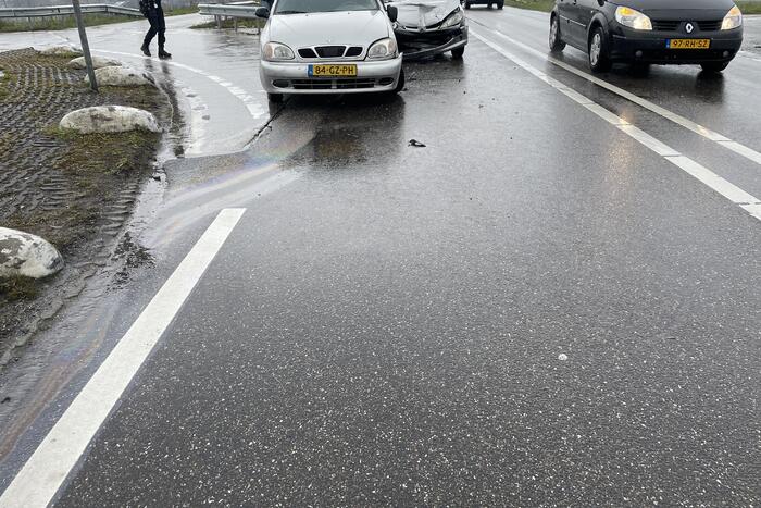 Veel schade bij ongeval met meerdere voertuigen