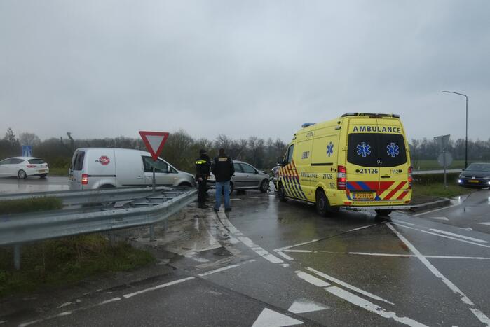 Veel schade bij ongeval met meerdere voertuigen