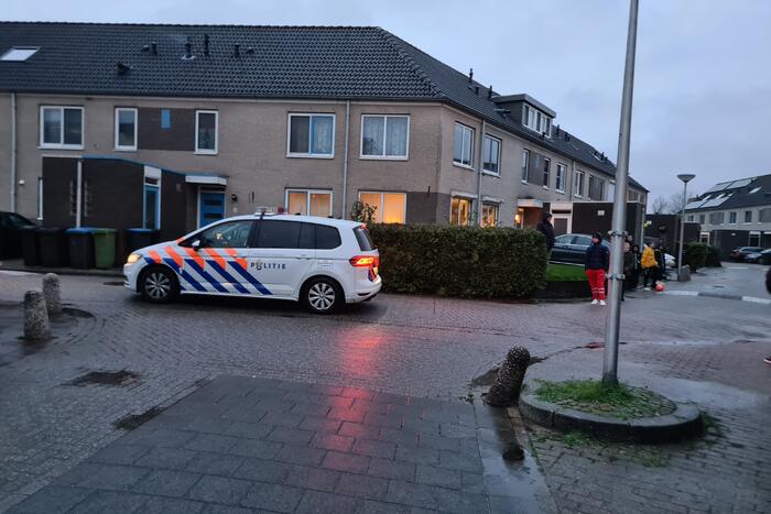 Traumahelikopter voor incident in woning
