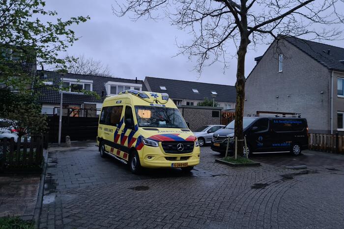 Traumahelikopter voor incident in woning