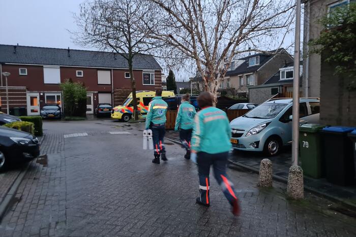 Traumahelikopter voor incident in woning