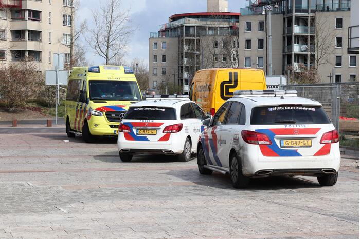 Voetganger gewond door aanrijding met scooterrijder
