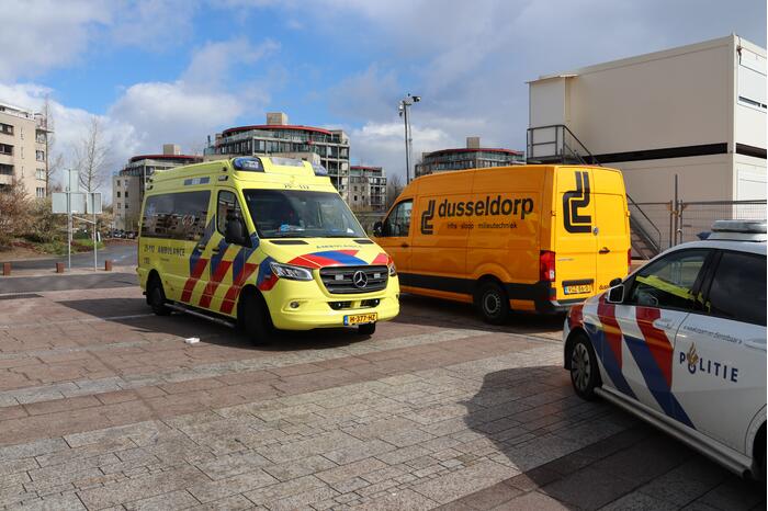Voetganger gewond door aanrijding met scooterrijder