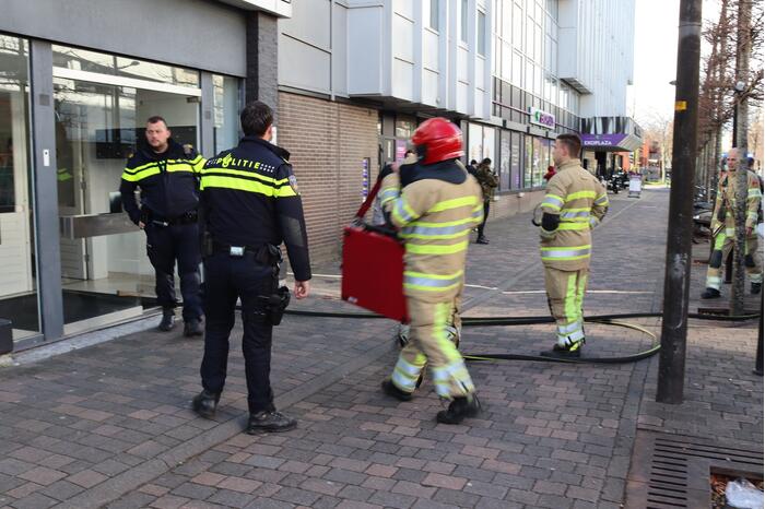 Brand in appartement Winkelcentrum Citymall