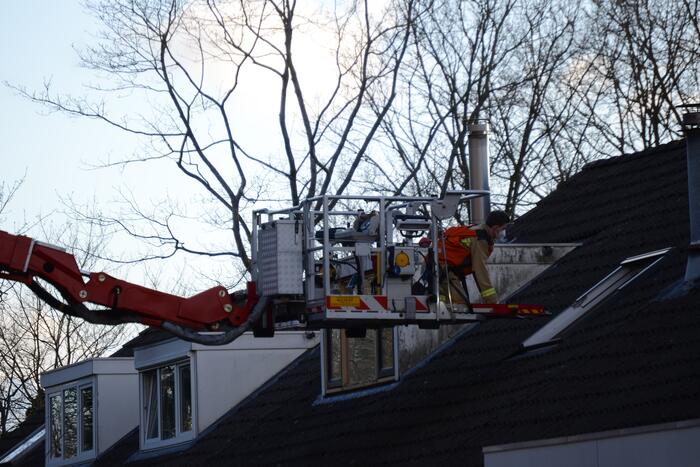 Traumahelikopter voor incident in woning