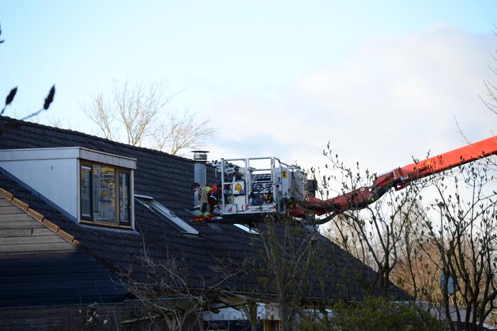 Traumahelikopter voor incident in woning