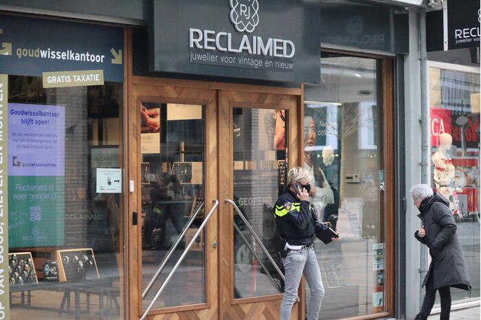 Overval op juwelier Reclaimed in Winkelcentrum Citymall