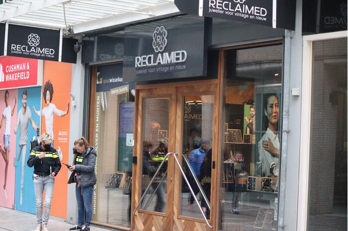 Overval op juwelier Reclaimed in Winkelcentrum Citymall
