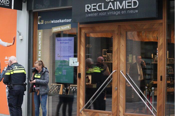 Overval op juwelier Reclaimed in Winkelcentrum Citymall