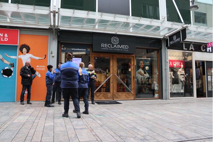 Overval op juwelier Reclaimed in Winkelcentrum Citymall