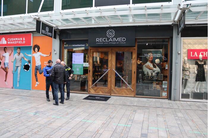 Overval op juwelier Reclaimed in Winkelcentrum Citymall