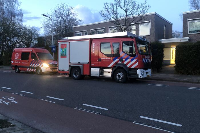 Nacontrole verricht bij kleine brand