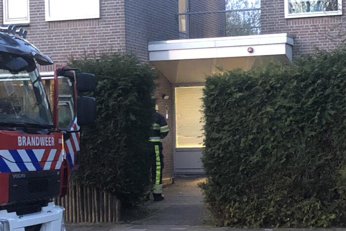 Nacontrole verricht bij kleine brand
