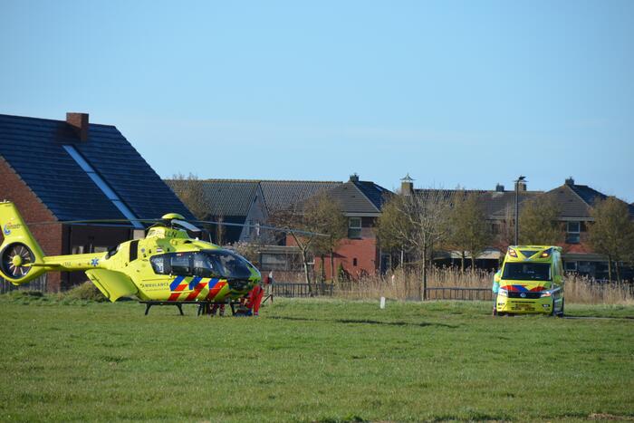 Twee gewonden bij ongeluk met fiets