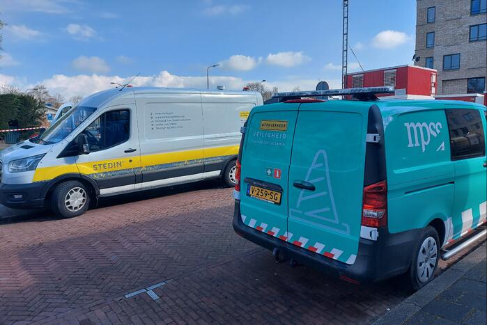 Gasleiding geraakt bij werkzaamheden