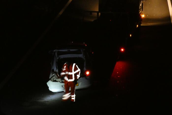 Een gewonde bij eenzijdig ongeval