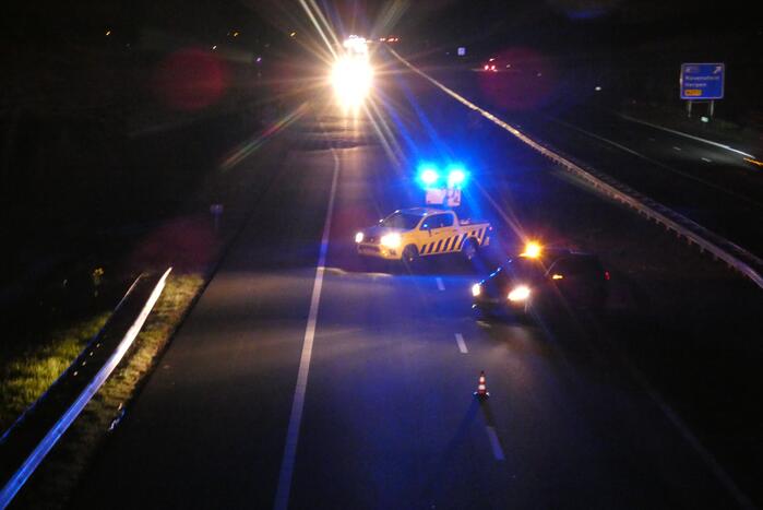 Een gewonde bij eenzijdig ongeval