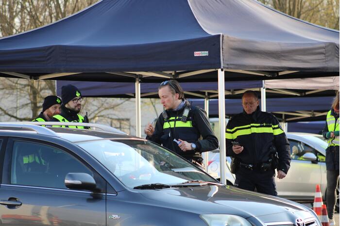 Grote verkeerscontrole door politie