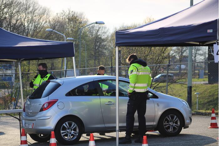 Grote verkeerscontrole door politie