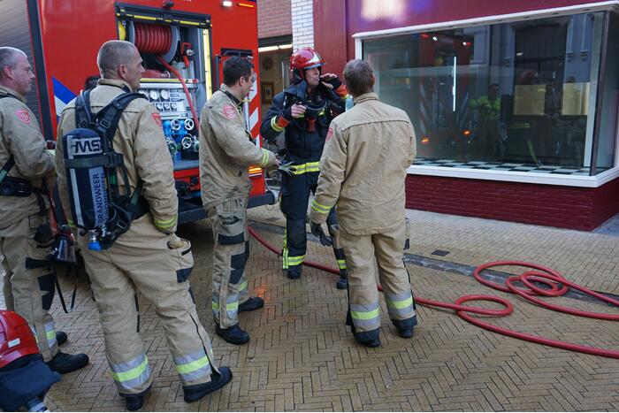 Brand in keuken snel onder controle
