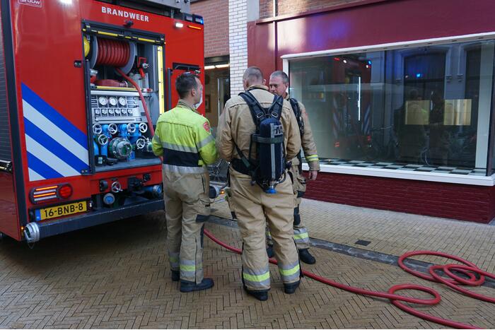 Brand in keuken snel onder controle