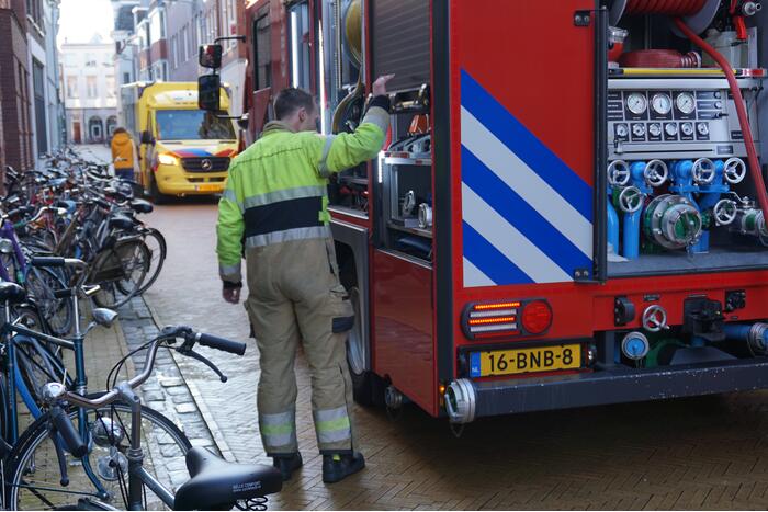 Brand in keuken snel onder controle