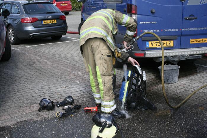 Brand in spouwmuur Ziekenhuis Rivierenland
