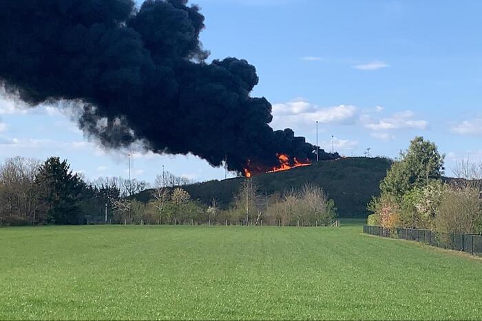 Brand op de skibaan Skiclub De Schans