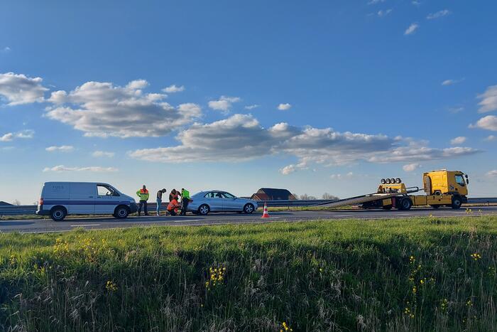 Jongen van dertien jaar gewond door kop- staart botsing