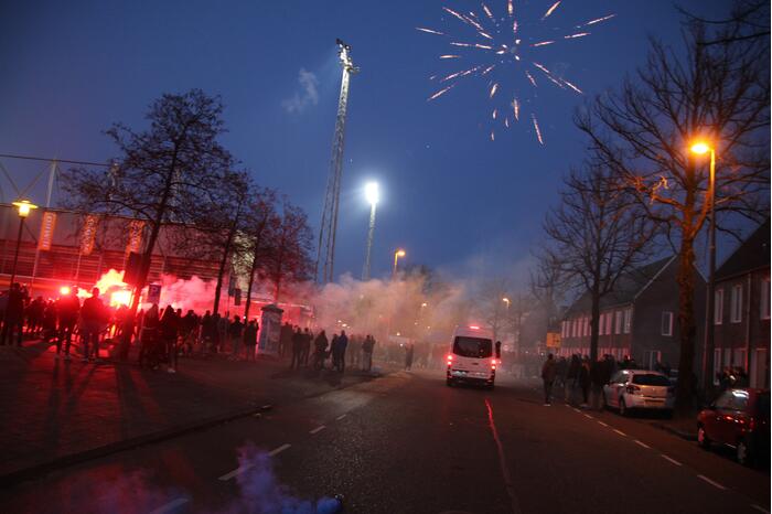 Honderden fans op straat na promotie SC Cambuur