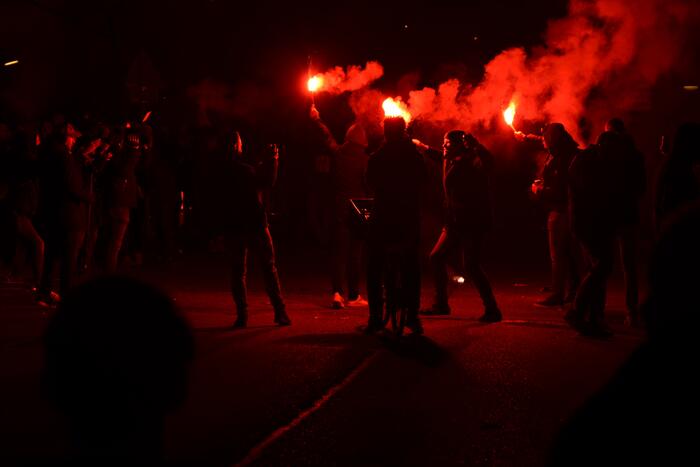 Honderden fans op straat na promotie SC Cambuur
