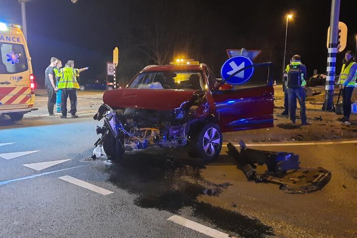 Meerdere voertuigen betrokken bij ongeval
