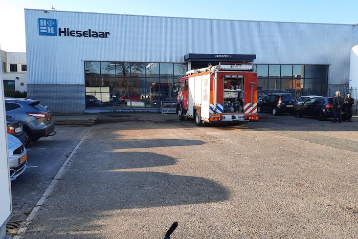 Brand in afzuigunit bedrijfspand