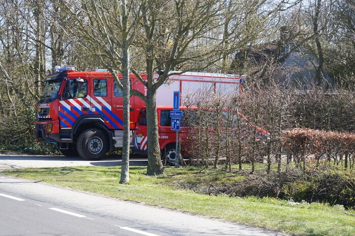 Brand in carport bij vakantiewoning