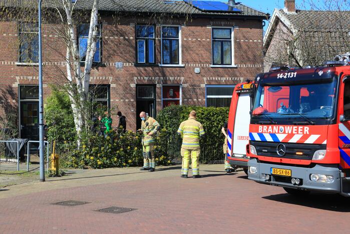 CV-ketel brandt uit in woning
