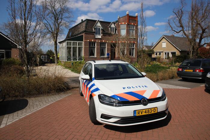 Traumahelikopter landt in tuin voor incident