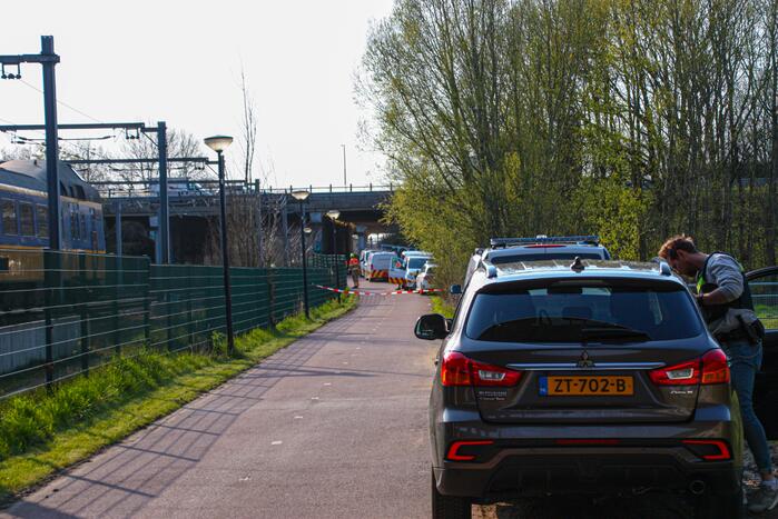 Geen treinverkeer na mogelijke aanrijding