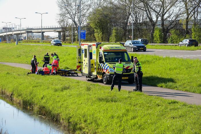Scooterrijder zwaargewond bij eenzijdig ongeval