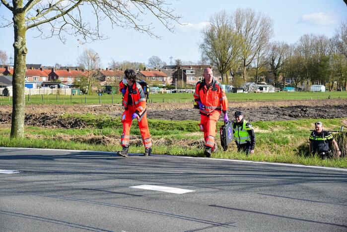 Scooterrijder zwaargewond bij eenzijdig ongeval